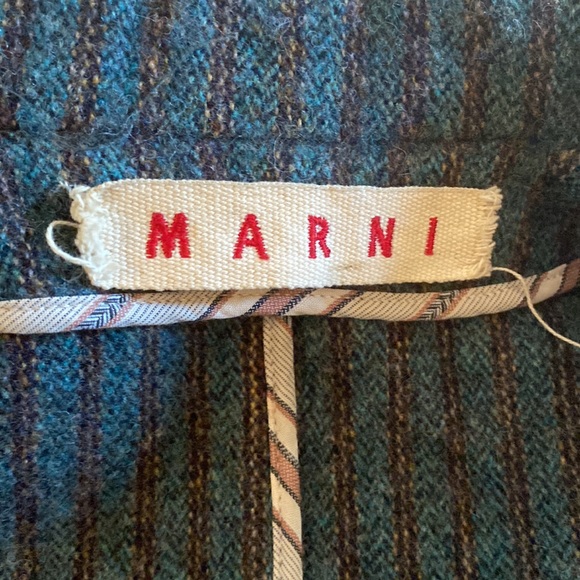 Marni Heavy Striped Wool Blazer. Euro Size 40/US 2 - Picture 5 of 6